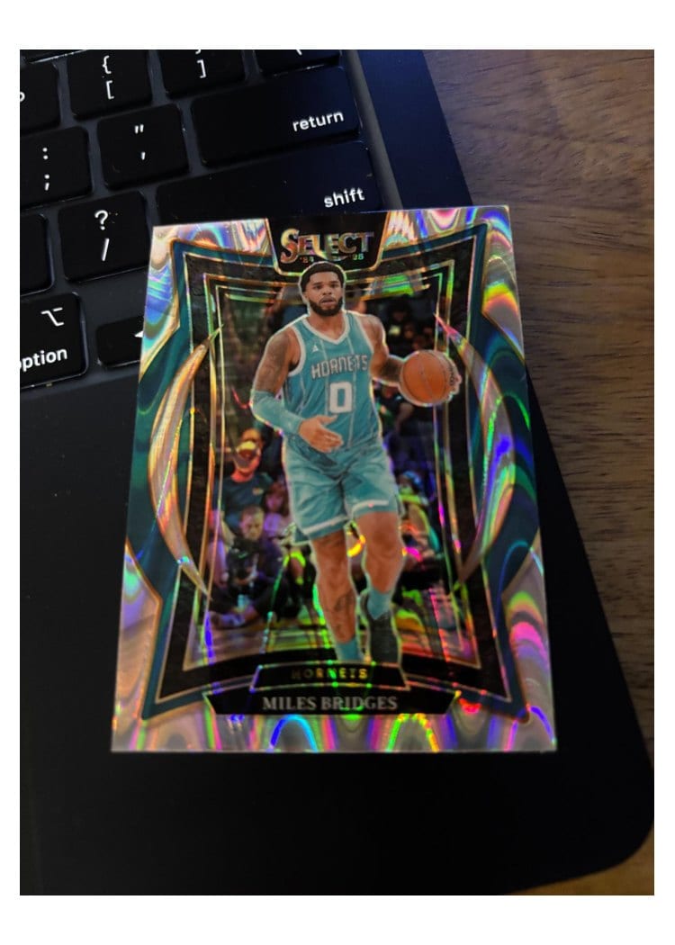 2024-25 Panini Select Base Set Miles Bridges #8 card