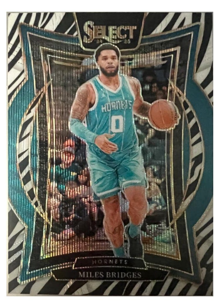 2024-25 Panini Select Base Set Miles Bridges #8 card
