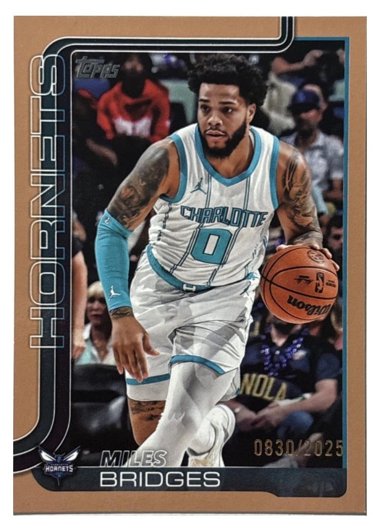 2025-26 Topps Base Set Miles Bridges Gold #69 card