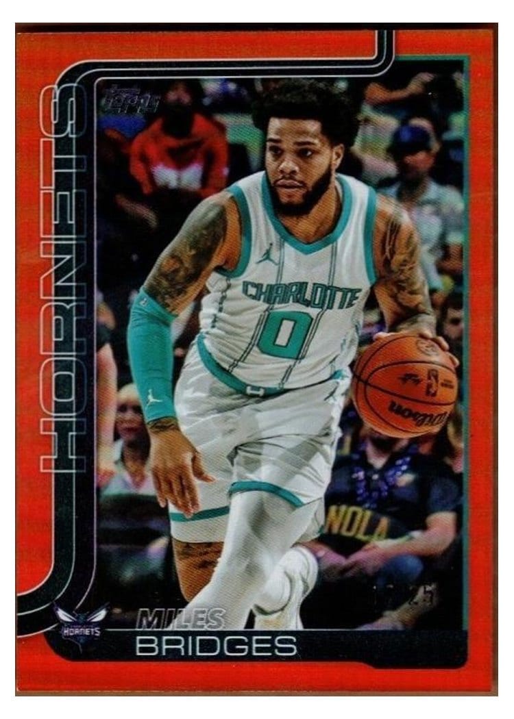 2025-26 Topps Base Set Miles Bridges #69 card