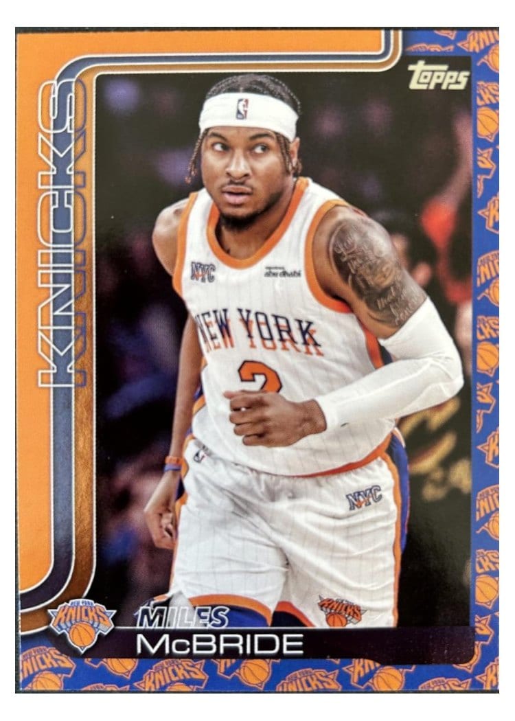 2025-26 Topps Base Set Miles McBride #17 card