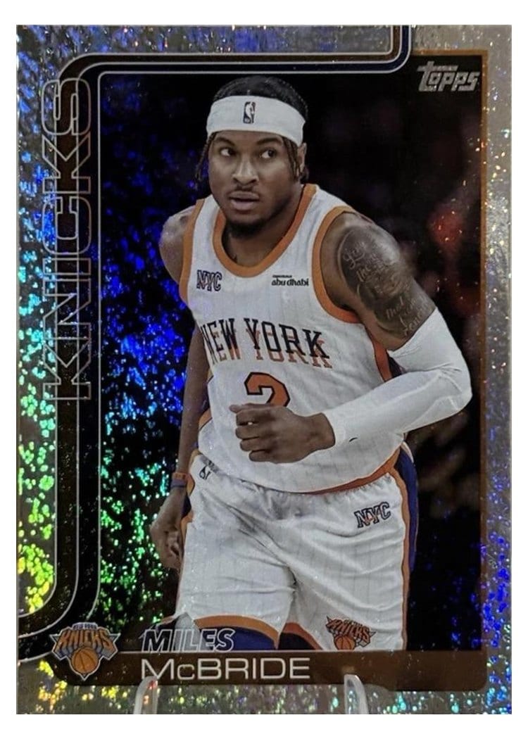 2025-26 Topps Base Set Miles McBride #17 card