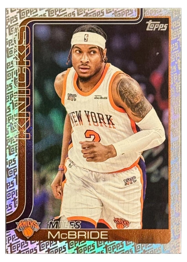 2025-26 Topps Base Set Miles McBride #17 card