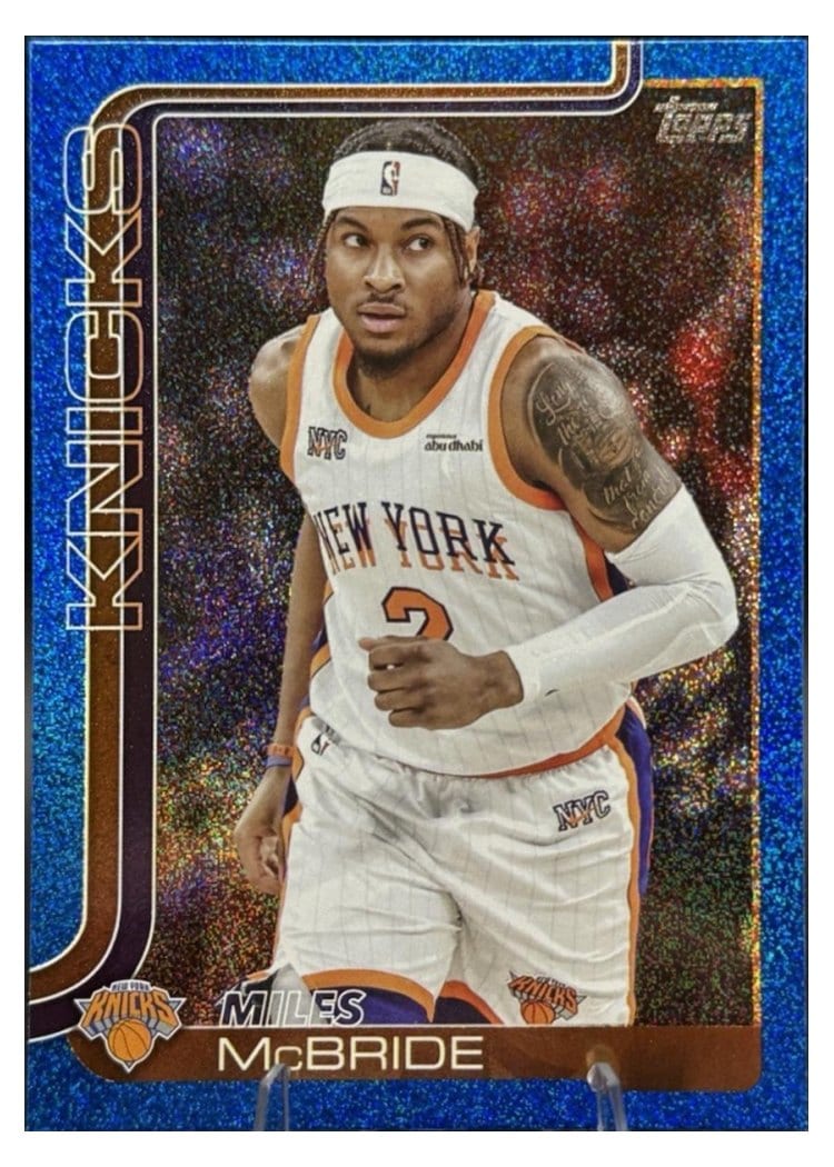 2025-26 Topps Base Set Miles McBride #17 card