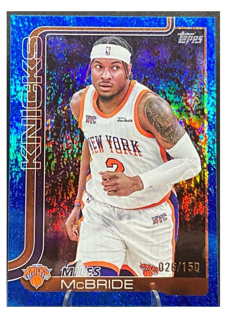 2025-26 Topps Base Set Miles McBride #17 card