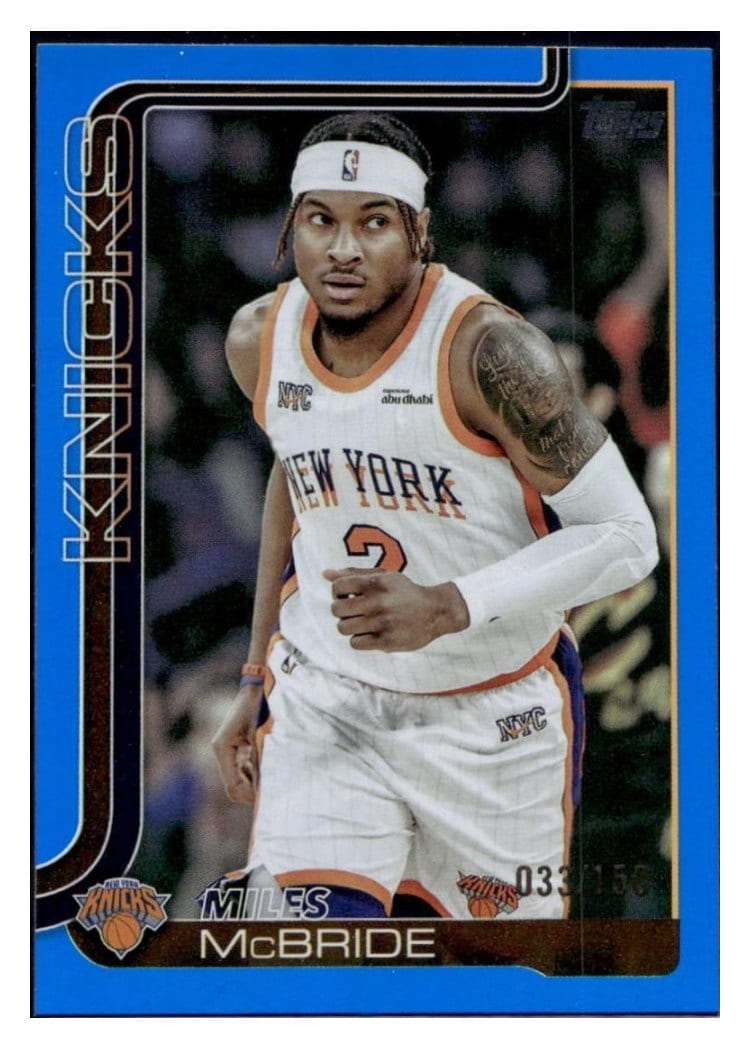 2025-26 Topps Base Set Miles McBride #17 card