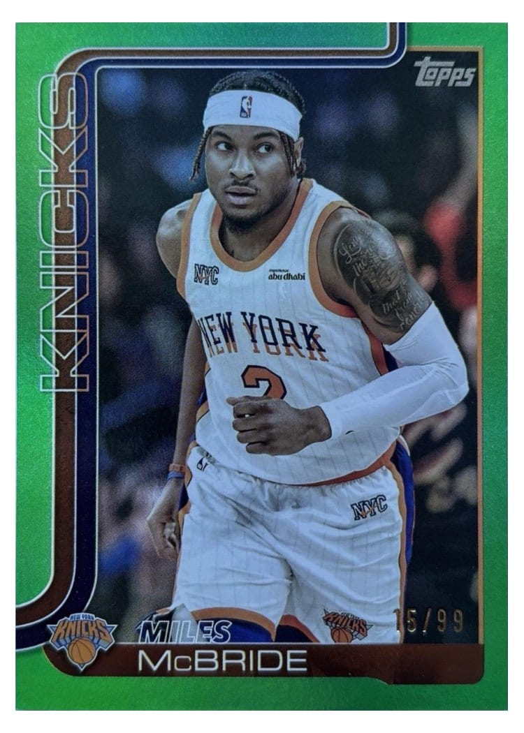2025-26 Topps Base Set Miles McBride #17 card