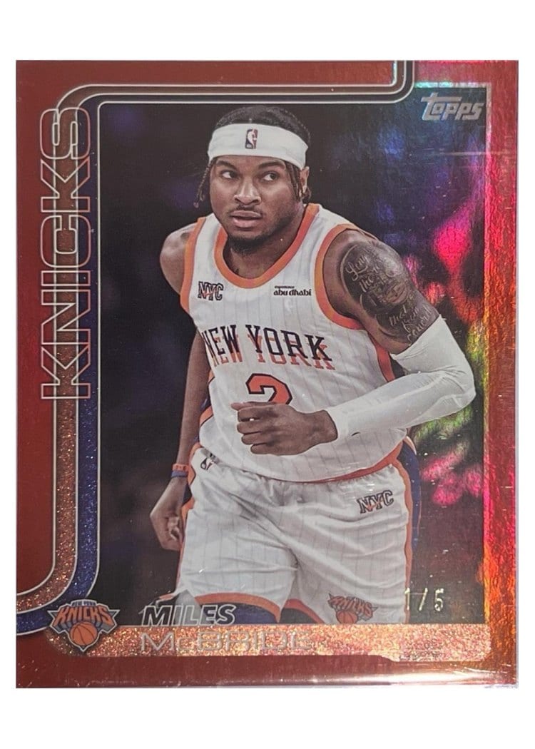 2025-26 Topps Base Set Miles McBride #17 card