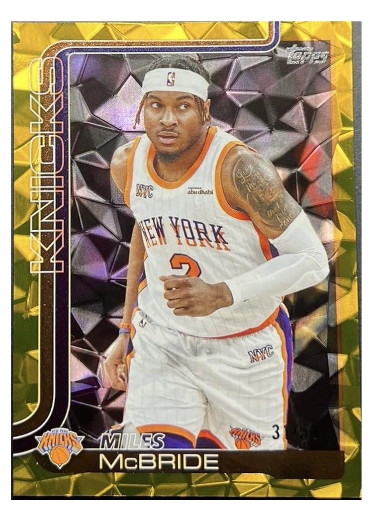 2025-26 Topps Base Set Miles McBride #17 card