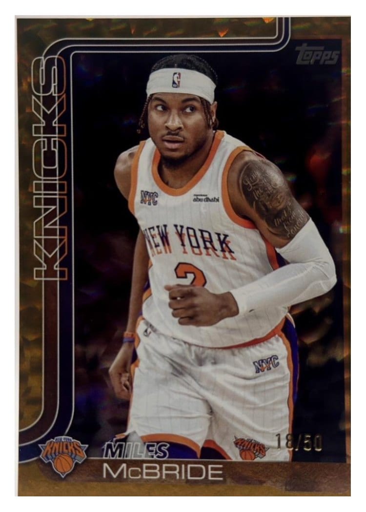 2025-26 Topps Base Set Miles McBride #17 card