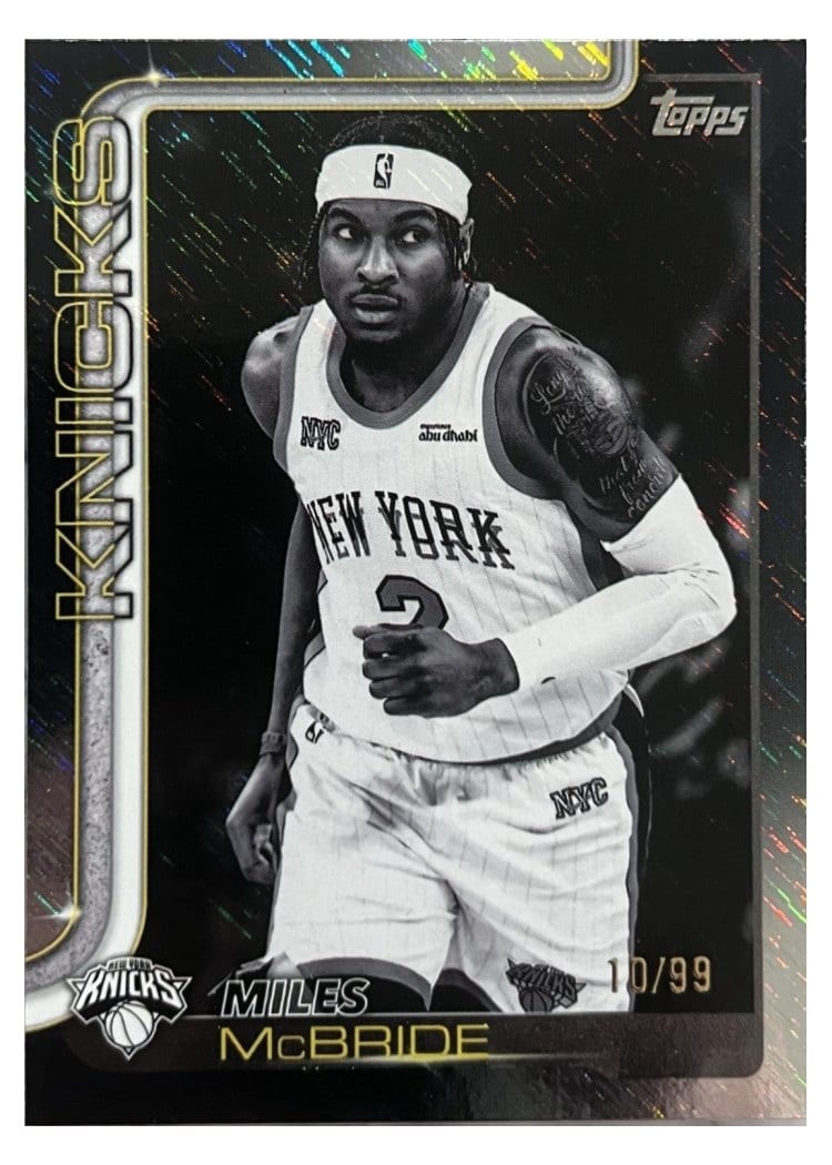 2025-26 Topps Base Set Miles McBride #17 card