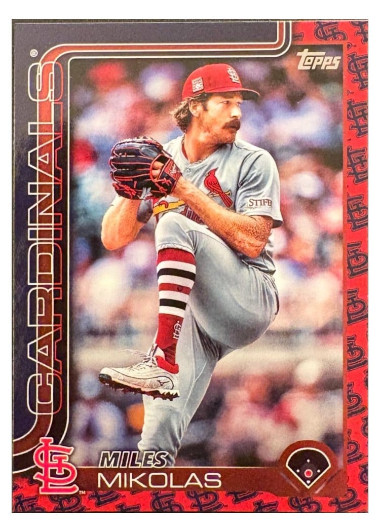 2025 Topps Base Set Miles Mikolas #137 card