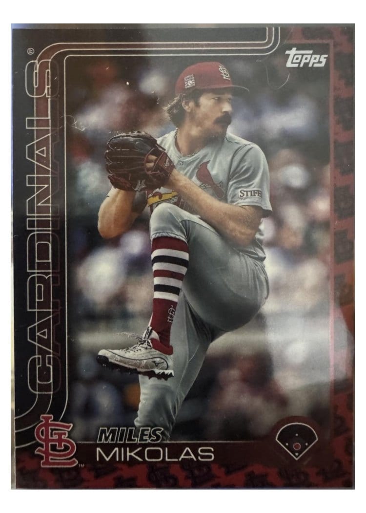 2025 Topps Base Set Miles Mikolas Team Color #137 card