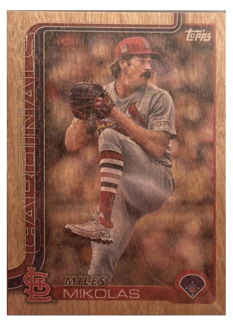 2025 Topps Base Set Miles Mikolas #137 card