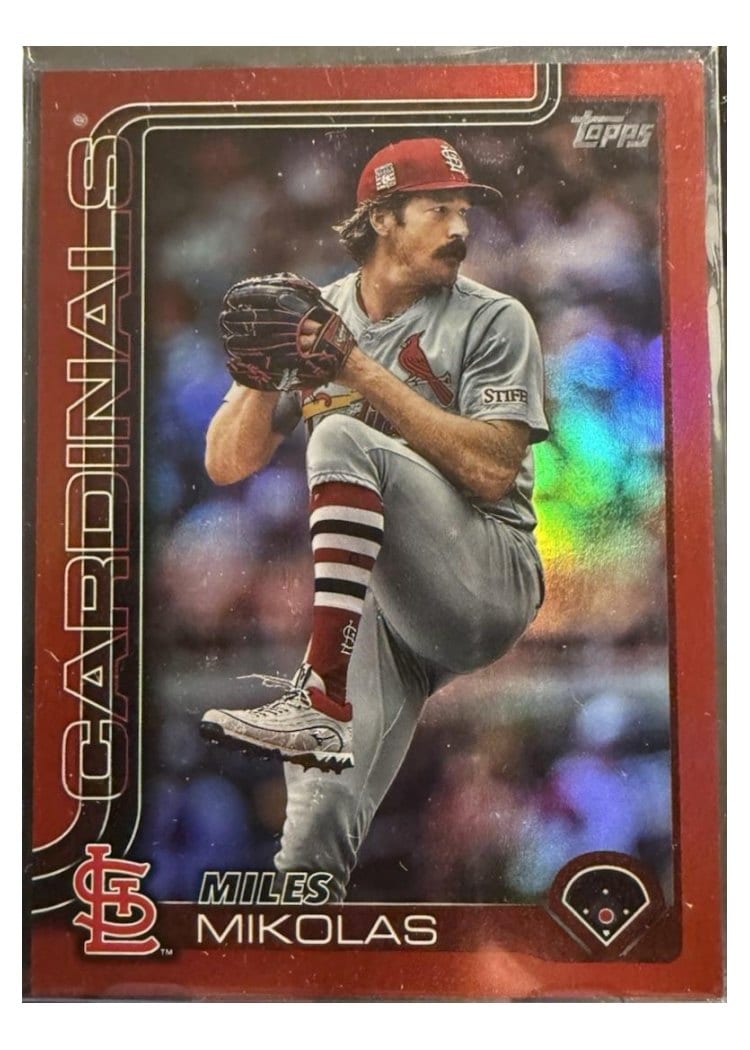 2025 Topps Base Set Miles Mikolas #137 card
