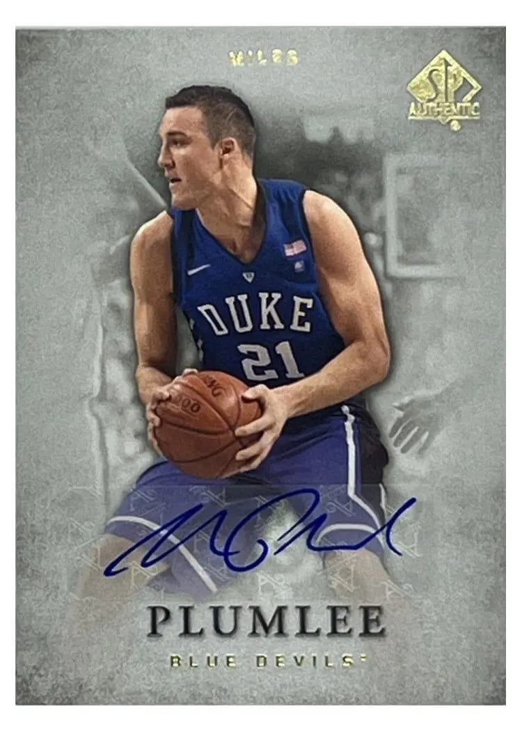 2012 SP Authentic Miles Plumlee #29 card