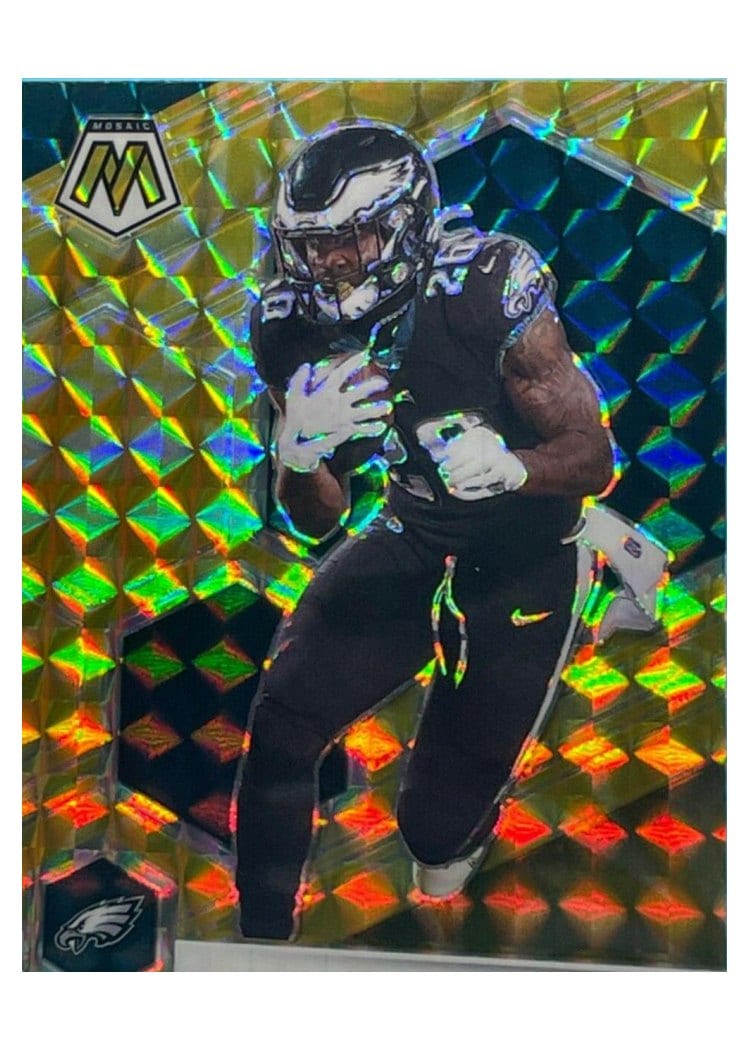 2021 Panini Mosaic Base Set Miles Sanders #163 card