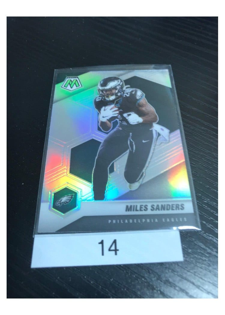 2021 Panini Mosaic Base Set Miles Sanders #163 card