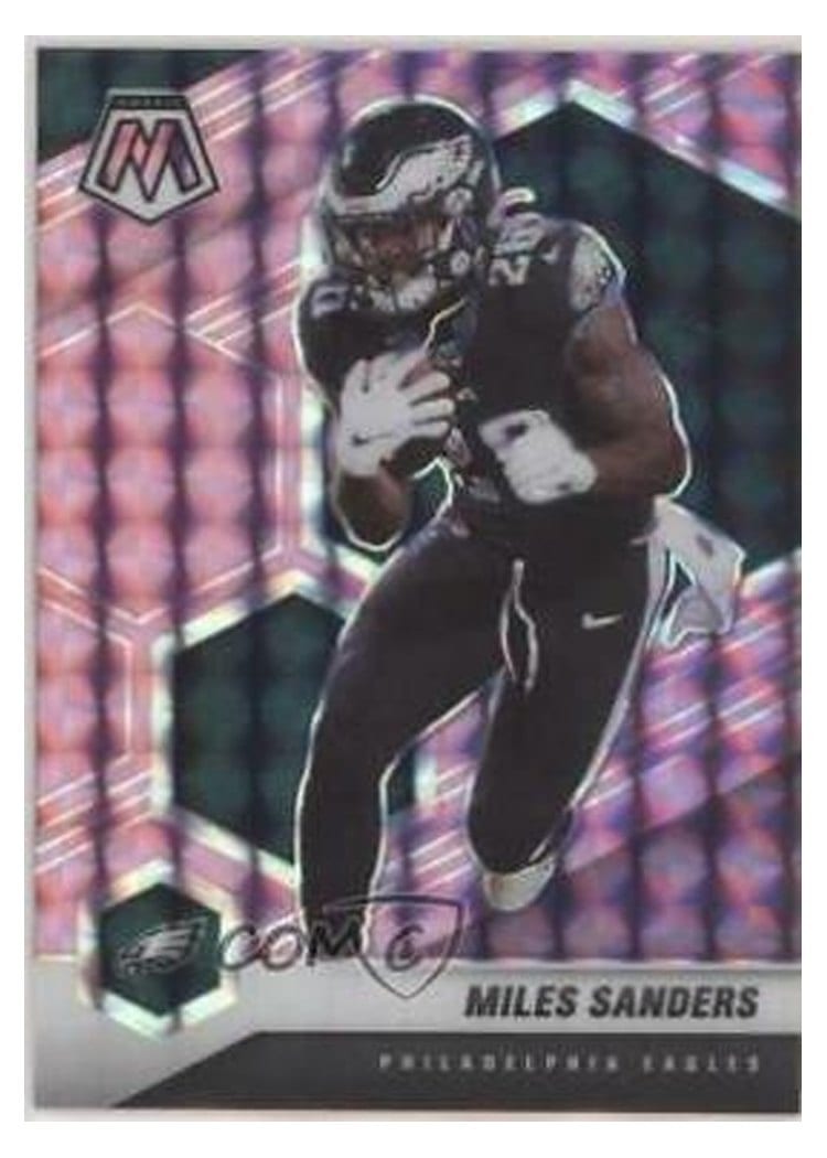 2021 Panini Mosaic Base Set Miles Sanders #163 card