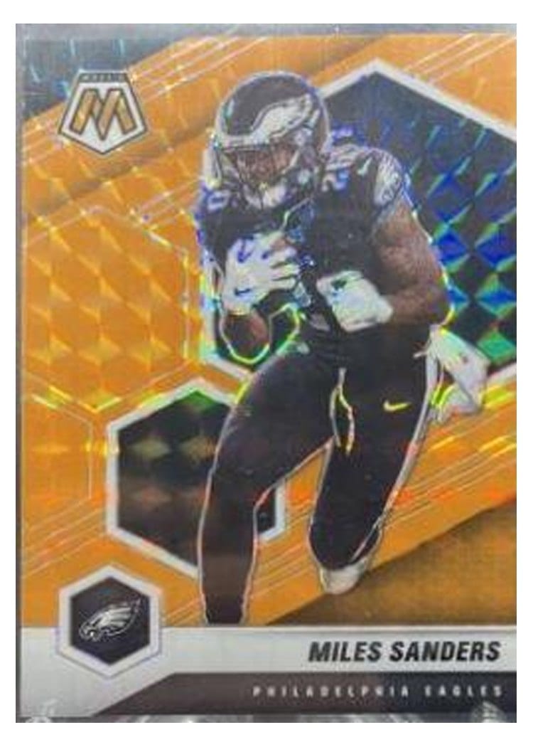 2021 Panini Mosaic Base Set Miles Sanders #163 card