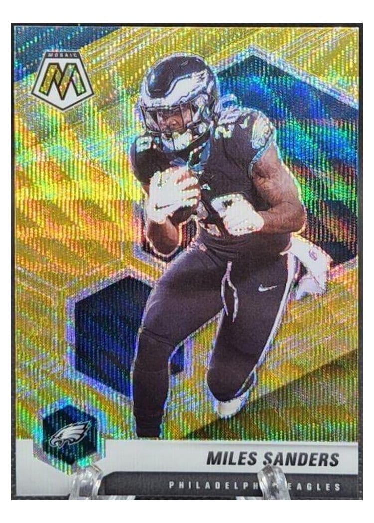 2021 Panini Mosaic Base Set Miles Sanders #163 card