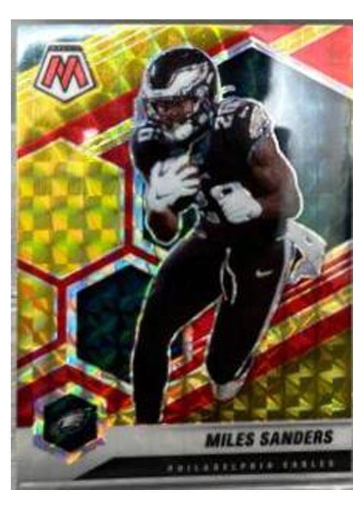 2021 Panini Mosaic Base Set Miles Sanders #163 card