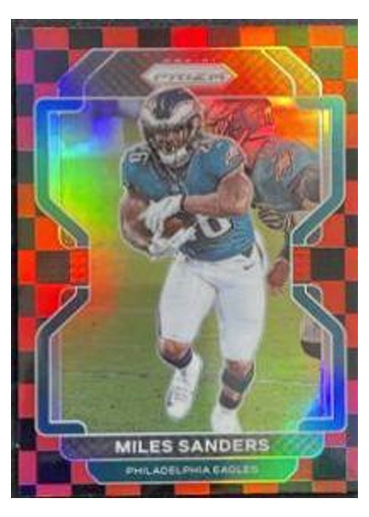 2021 Panini Prizm Base Set Miles Sanders #222 card
