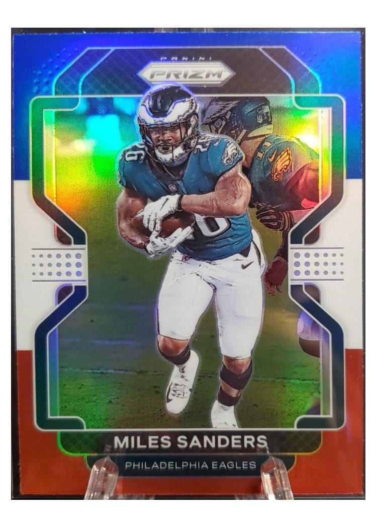 2021 Panini Prizm Base Set Miles Sanders #222 card