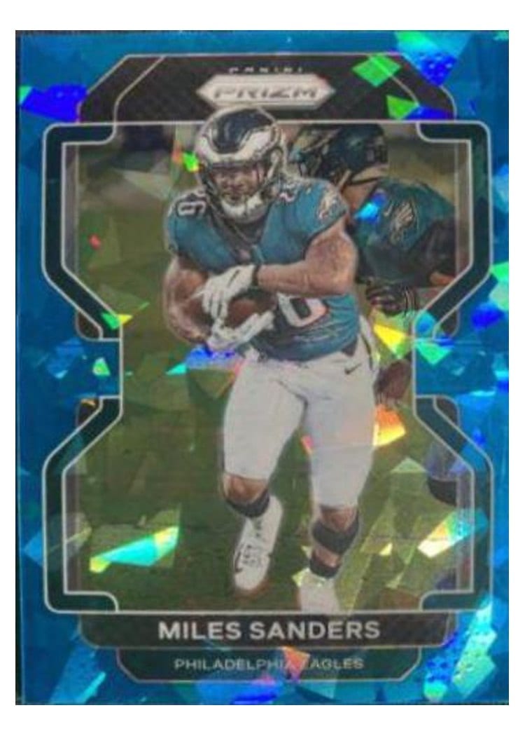 2021 Panini Prizm Base Set Miles Sanders #222 card