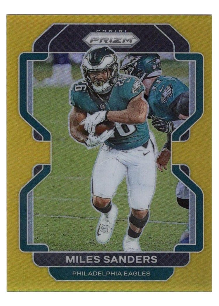 2021 Panini Prizm Base Set Miles Sanders #222 card