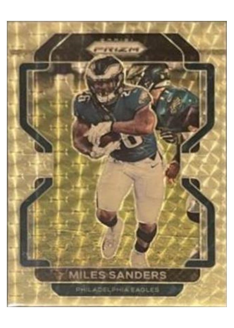 2021 Panini Prizm Base Set Miles Sanders #222 card