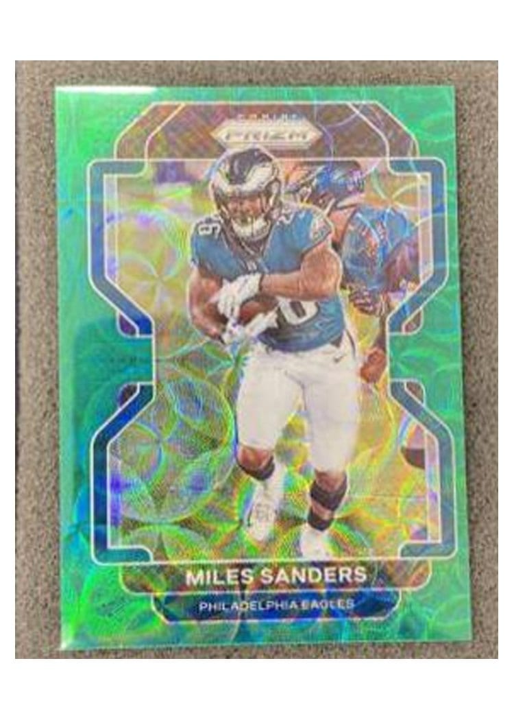 2021 Panini Prizm Base Set Miles Sanders #222 card