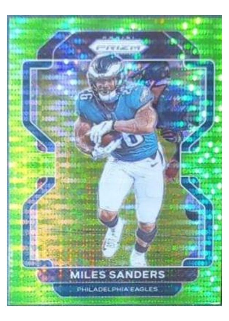 2021 Panini Prizm Base Set Miles Sanders #222 card