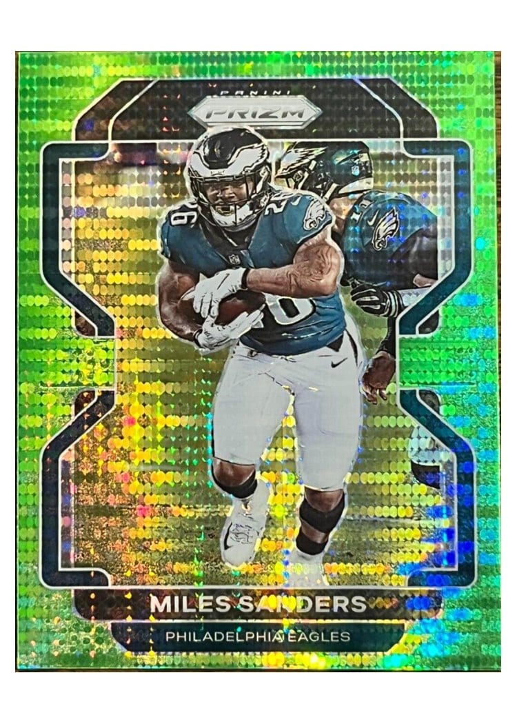 2021 Panini Prizm Base Set Miles Sanders #222 card