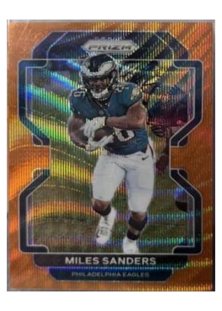 2021 Panini Prizm Base Set Miles Sanders #222 card