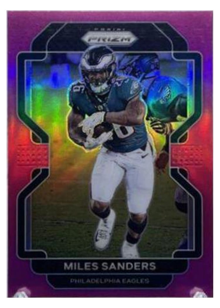 2021 Panini Prizm Base Set Miles Sanders #222 card