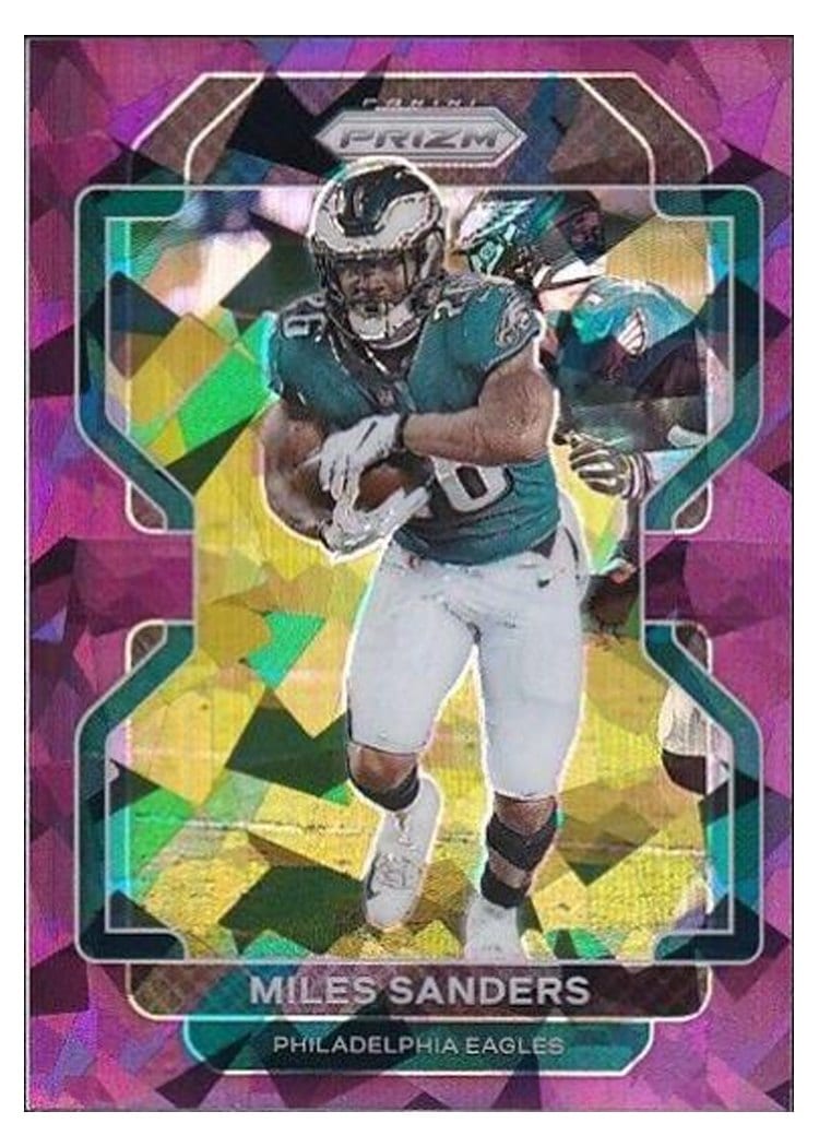 2021 Panini Prizm Base Set Miles Sanders #222 card