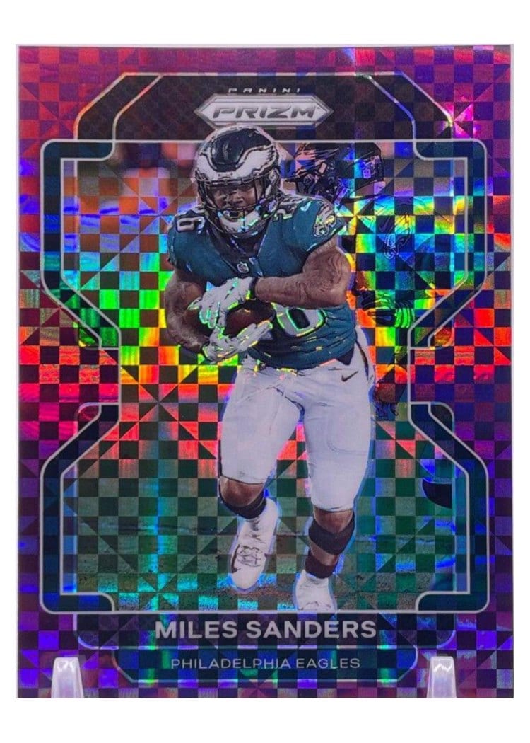 2021 Panini Prizm Base Set Miles Sanders #222 card