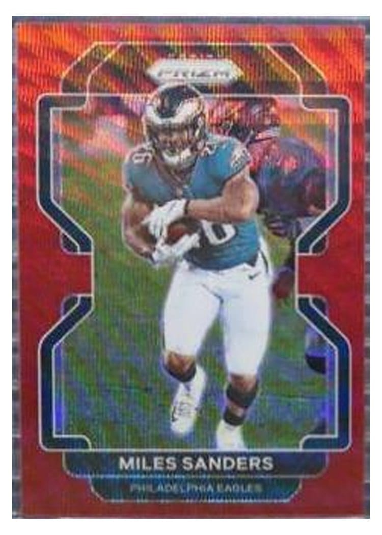 2021 Panini Prizm Base Set Miles Sanders #222 card