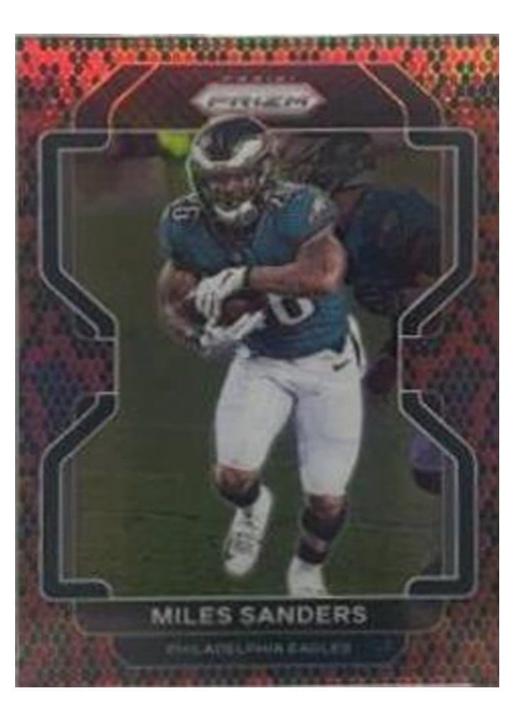 2021 Panini Prizm Base Set Miles Sanders #222 card