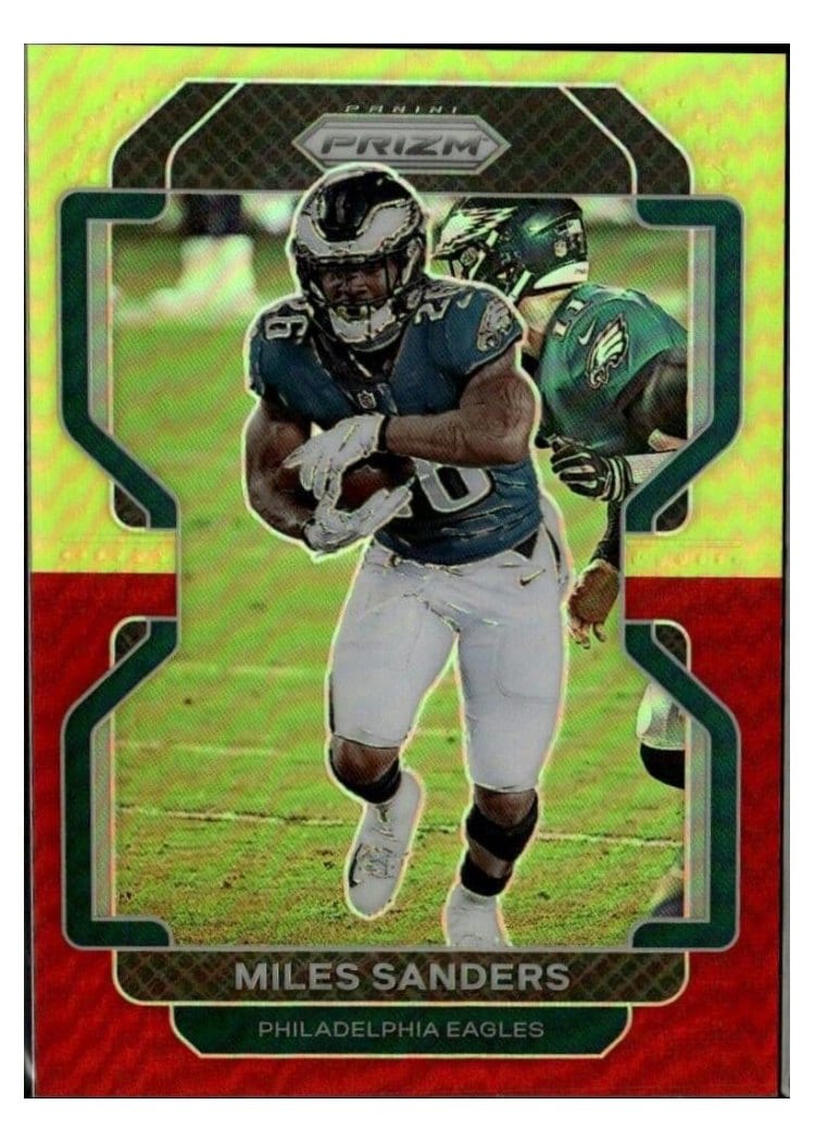 2021 Panini Prizm Base Set Miles Sanders #222 card