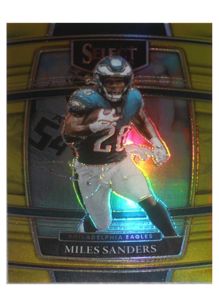 2021 Panini Select Base Set Miles Sanders #28 card