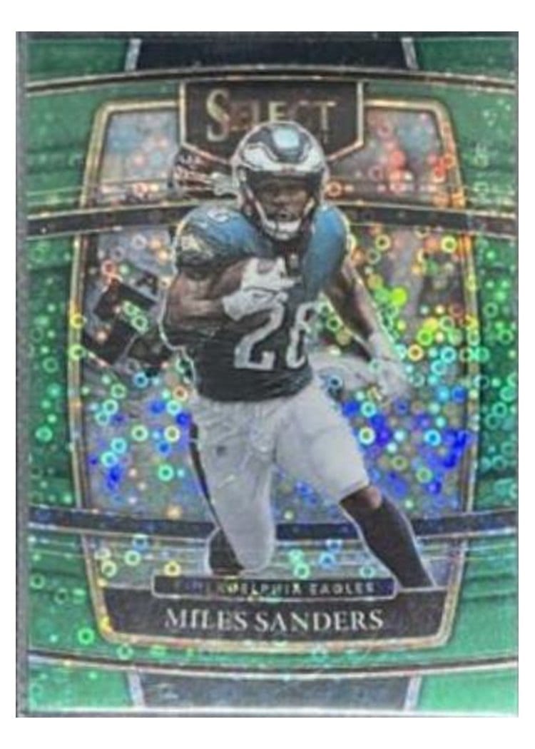 2021 Panini Select Base Set Miles Sanders #28 card