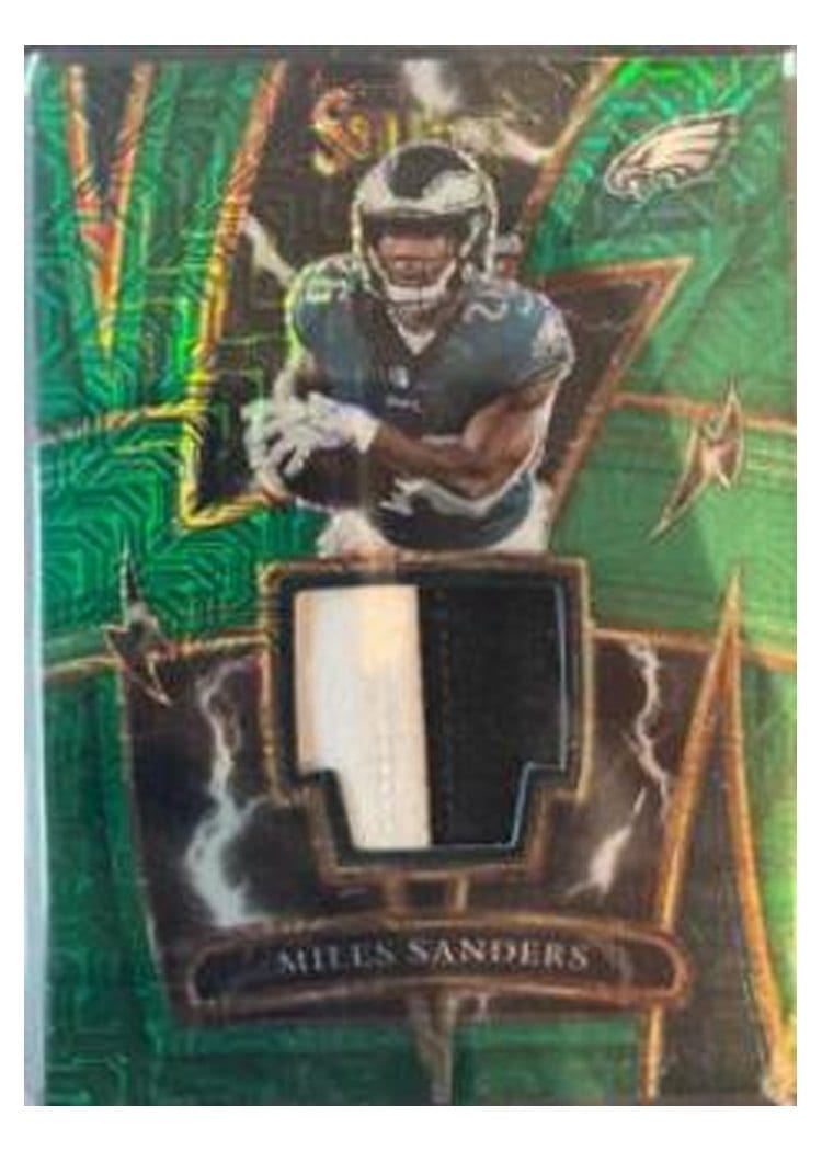 2021 Panini Select Base Set Miles Sanders Green #28 card