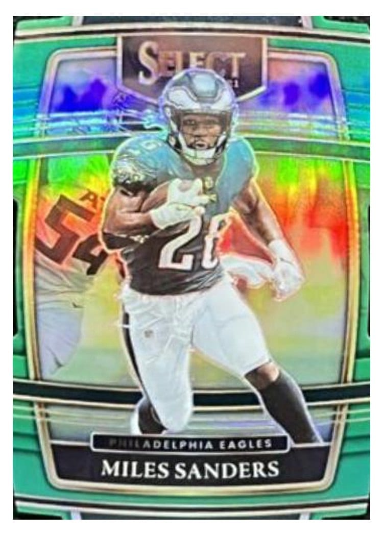 2021 Panini Select Base Set Miles Sanders #28 card
