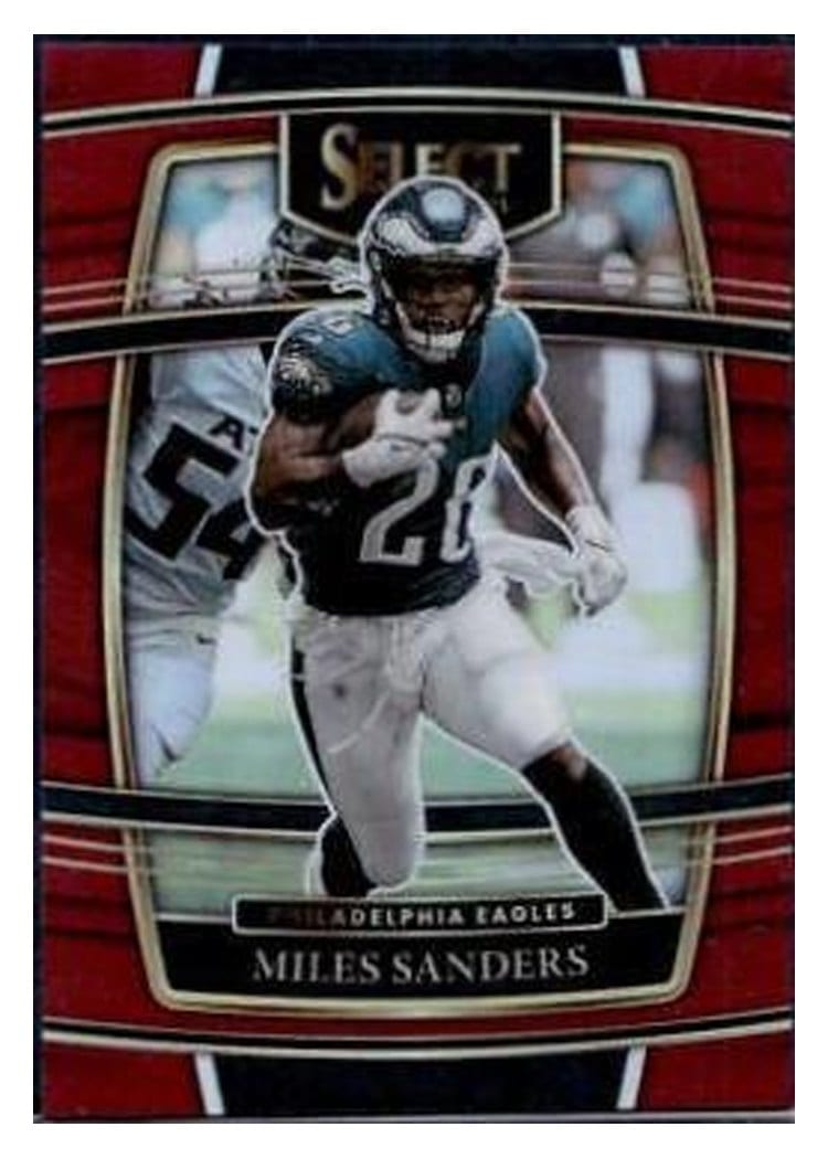 2021 Panini Select Base Set Miles Sanders #28 card