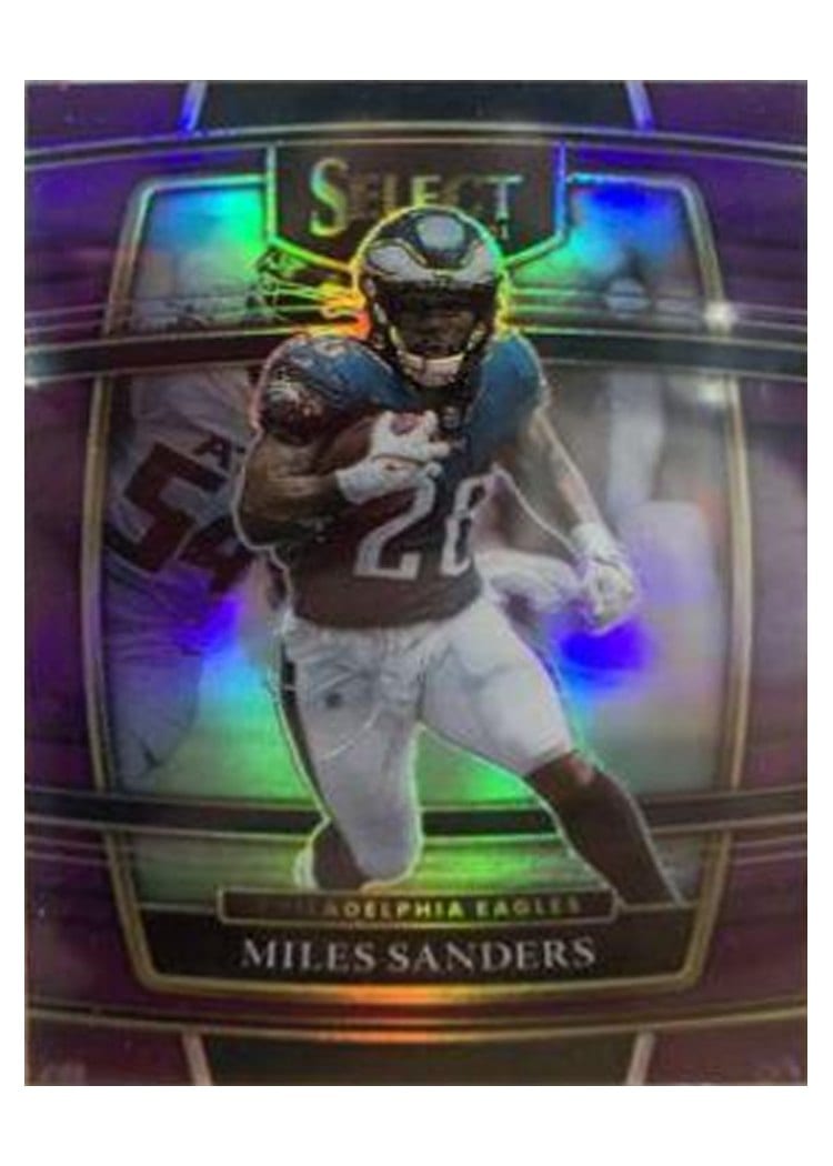 2021 Panini Select Base Set Miles Sanders #28 card