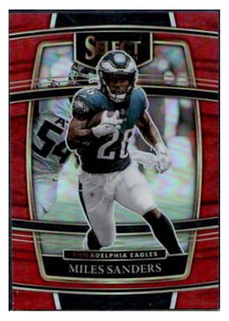 2021 Panini Select Base Set Miles Sanders #28 card