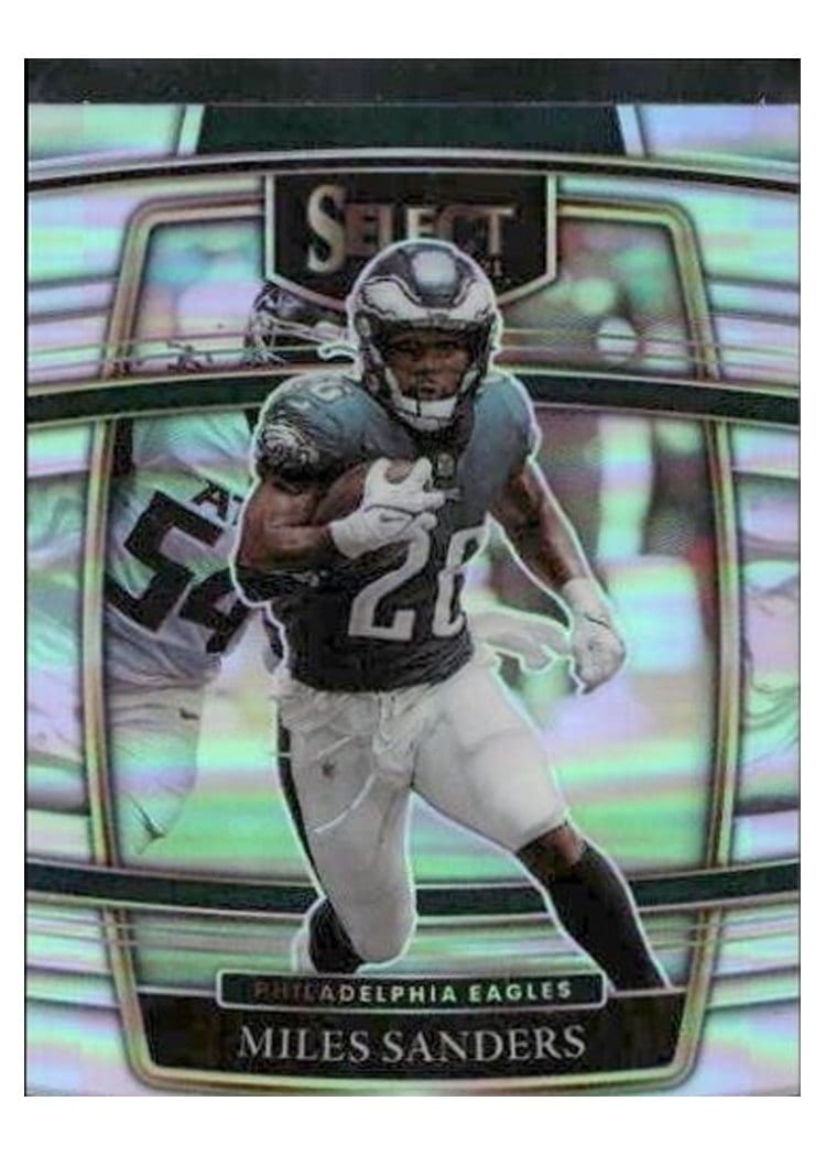 2021 Panini Select Base Set Miles Sanders #28 card