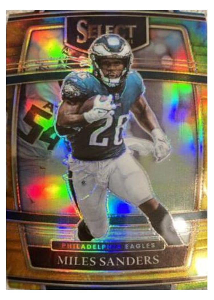 2021 Panini Select Base Set Miles Sanders #28 card